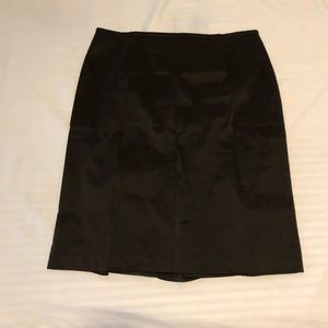 Women’s Black Satin Like Skirt